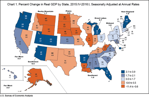 US-State-GDP-Map